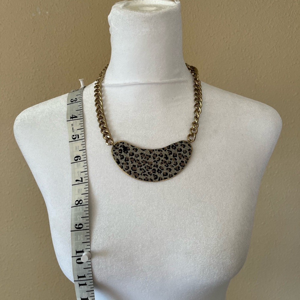Charlotte Russe Gold Leopard Necklace